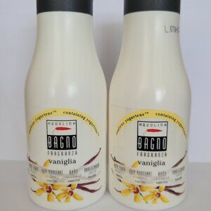 Aquolina Bath / Shower Gel (Vanilla) 250ml Each (2 Bottle Set)